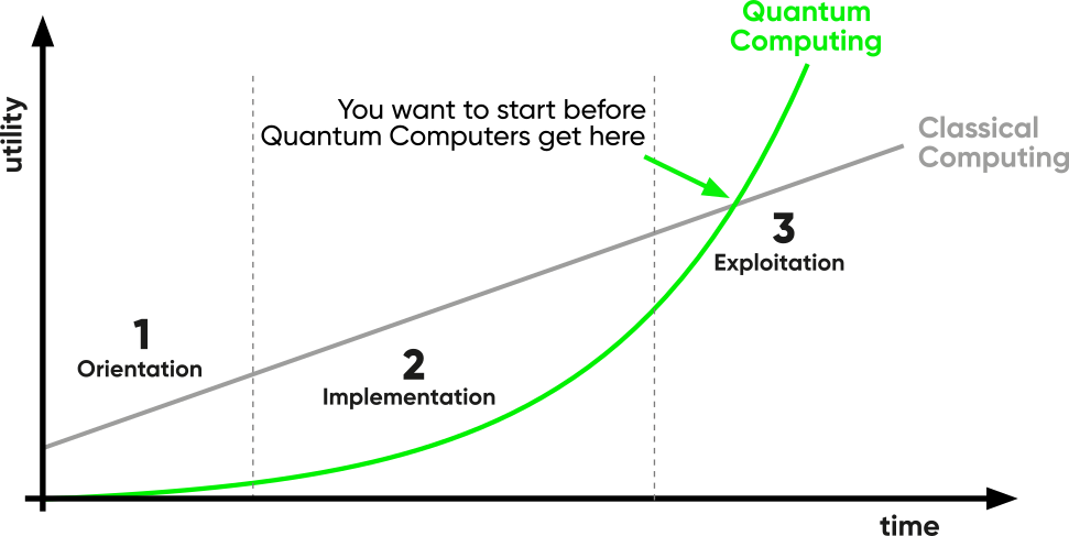 Phases towards Quantum Computing